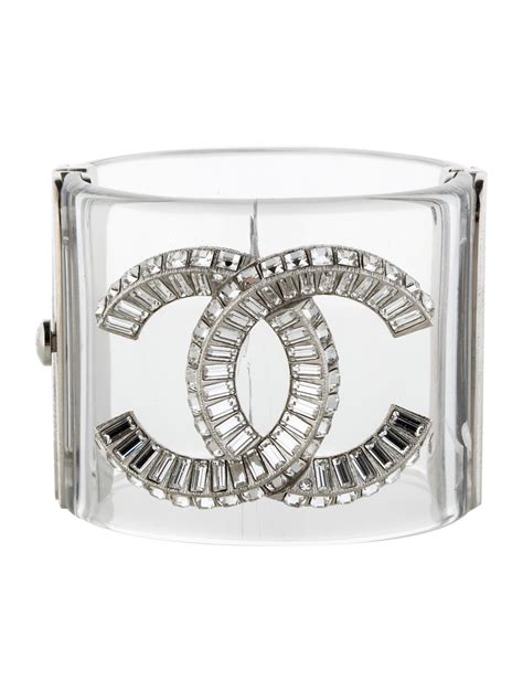 chanel lucite cuff replica|chanel cuff bracelet women.